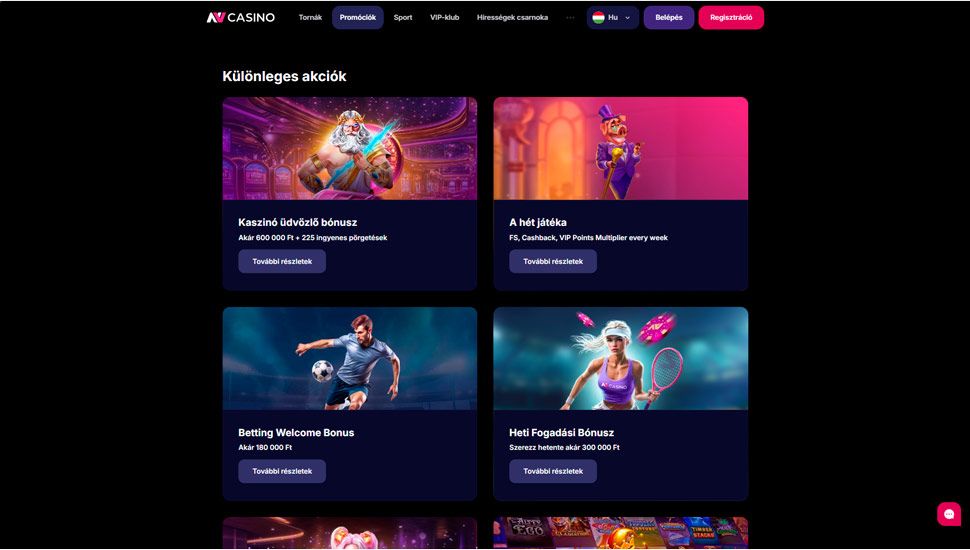 Nvcasino promociok