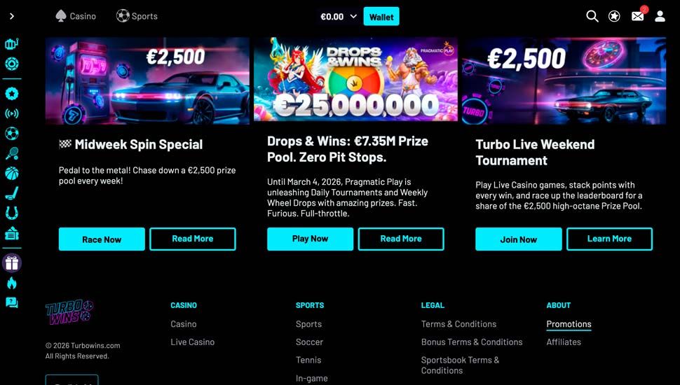 Online Bajnokságok Turbowins